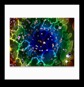 קוסמוס צבעוני: חקירות מופשטות בגוונים תוססים