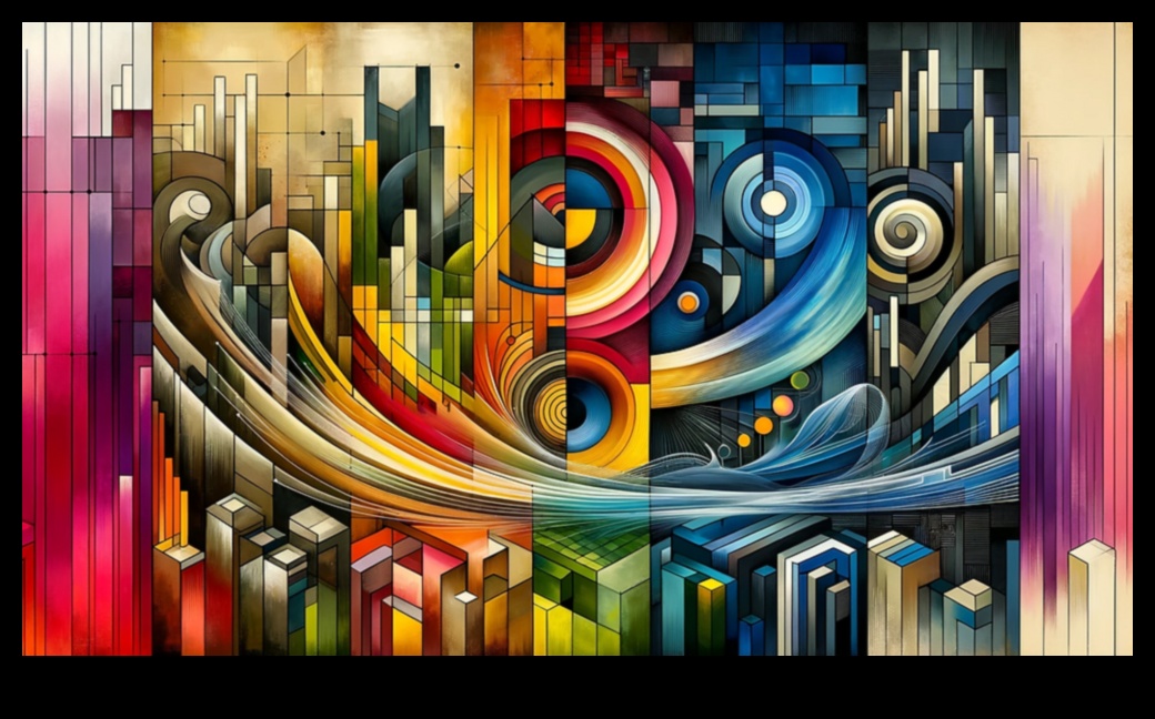 קוסמוס צבעוני: חקירות מופשטות בגוונים תוססים