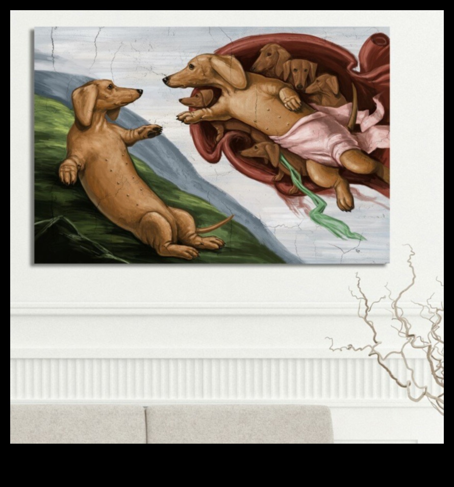 יצירות קנבס כלבים: כיף ציור לכלבים ולבעלים