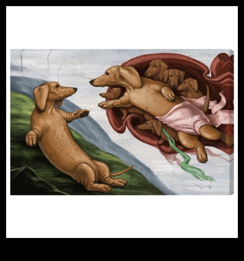 יצירות קנבס כלבים: כיף ציור לכלבים ולבעלים