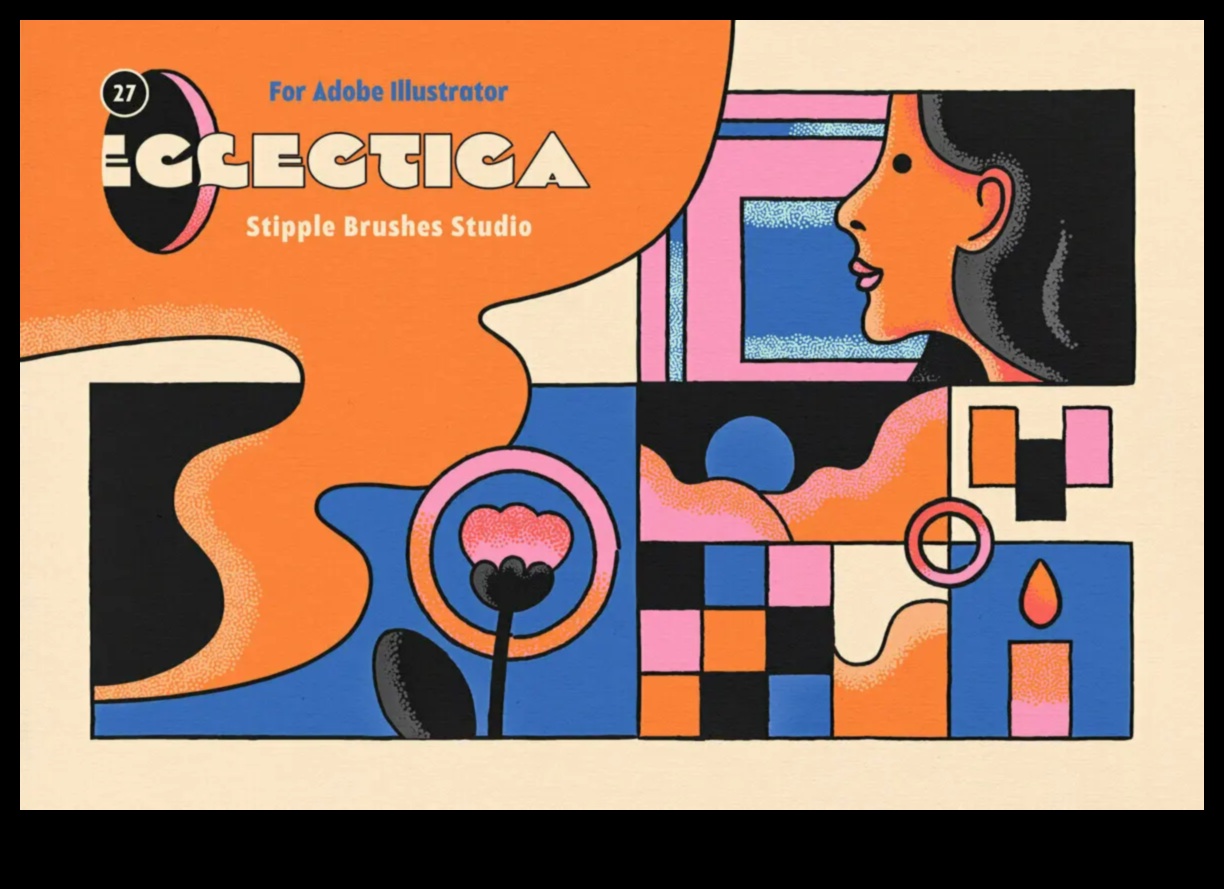 מברשות מודגשות: הכלים האמנותיים של חזוני פופ ארט