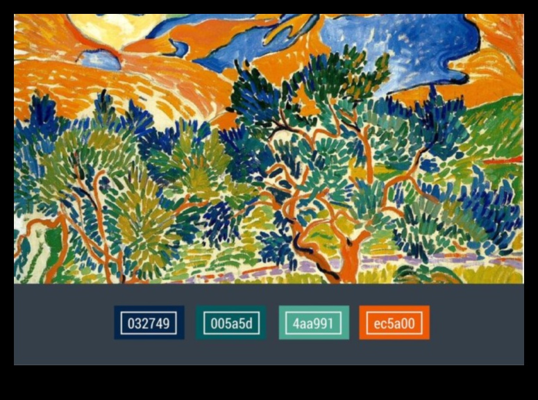 הפלטה הפאוביסטית ניסוי נועז באמנות מודרניסטית 1 פלטת הפאוביסטים: צבעים מרהיבים בשטיח המודרניזם