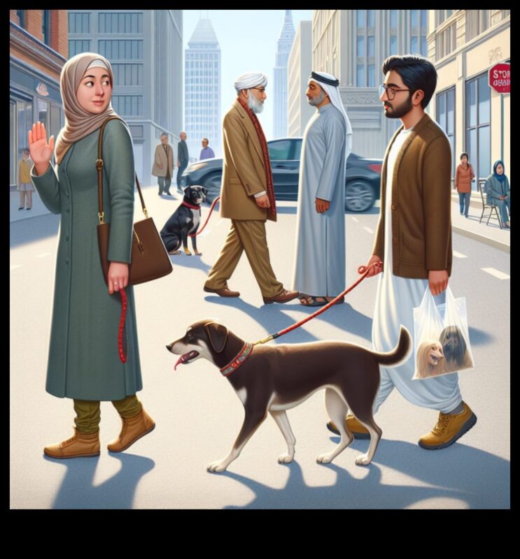 שפת הרצועות: הבנת כללי הליכת כלבים